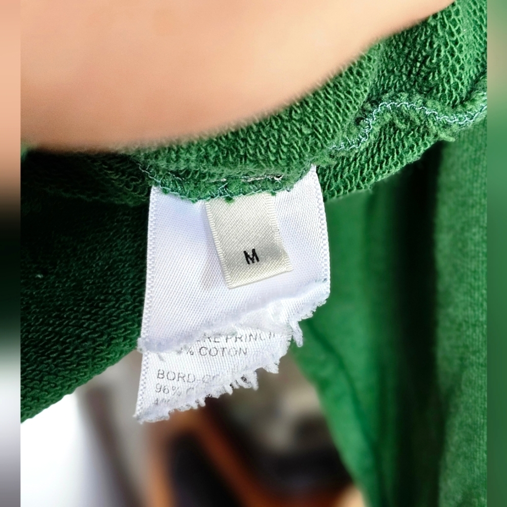 Celine Logo Cropped Crewneck Sweatshirt - Picture 7 of 8